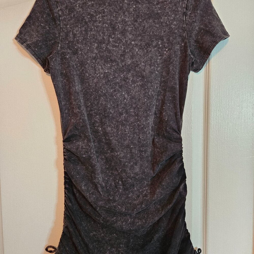 PINK BY VICTORIA’S SECRET SEXY STONE WASHED DRESS Side Cinched Tie Dress Medium - Picture 6 of 7